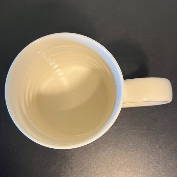 OPALHOUSE Letter "D ” Monogram Initial Maroon and Metallic Gold Ribbed Mug ~ - Picture 11 of 13